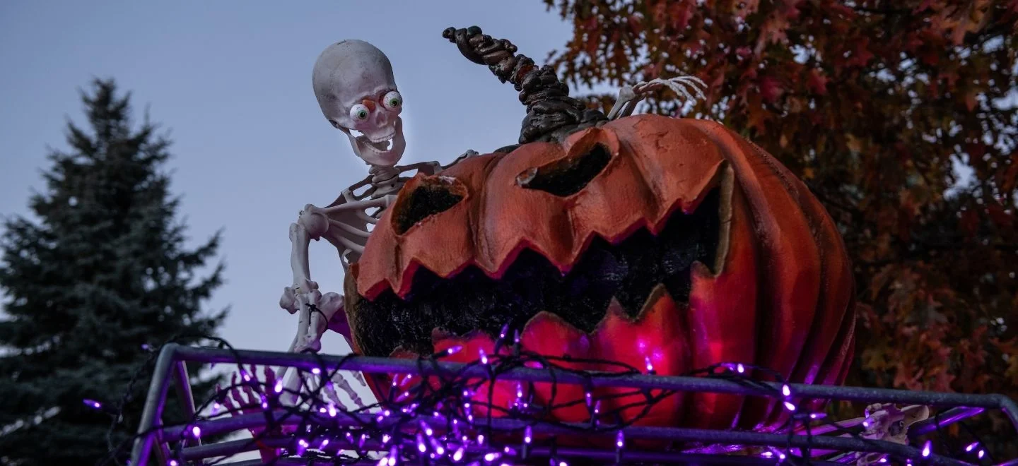 Haunted wagon rides at Bethel Woods during the Peace, Love & Pumpkins Halloween event