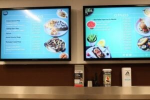 Digital signage in restaurants