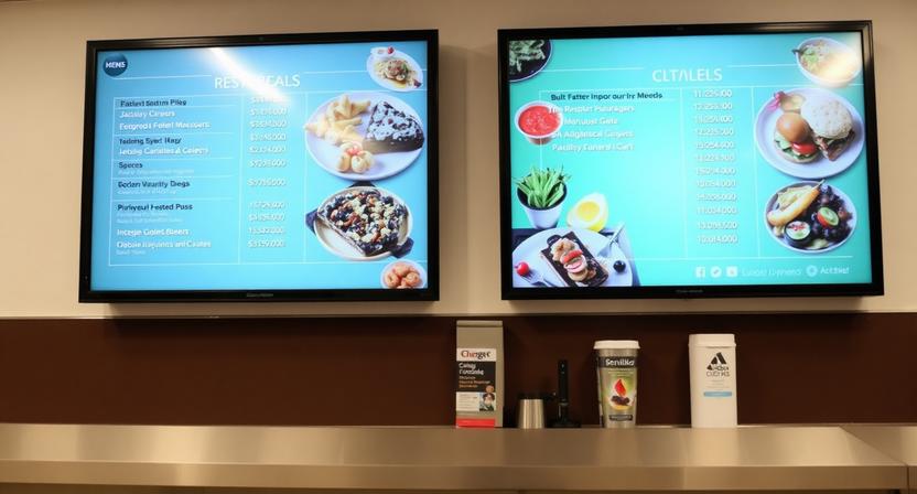 Digital signage in restaurants