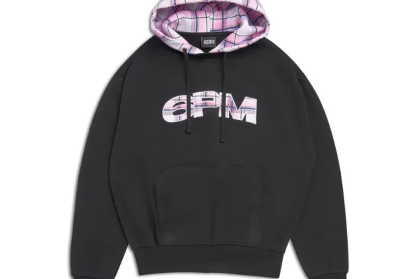 6PM CREWNECK HOODIE BLACK
