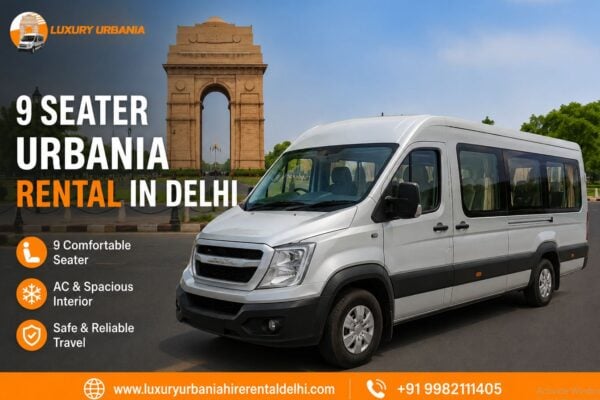9 Seater Urbania Rental in Delhi