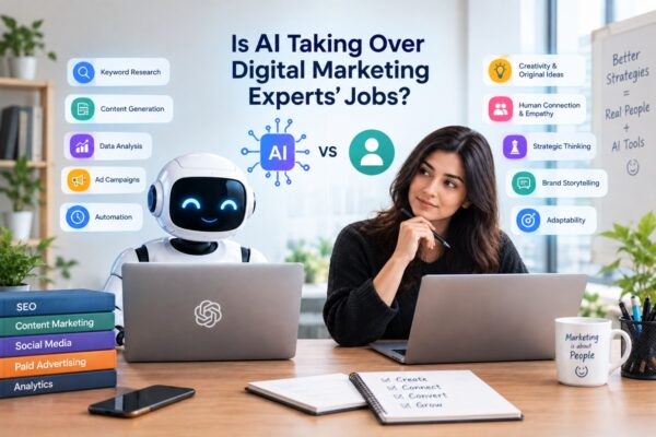 AI vs Human Digital Marketing
