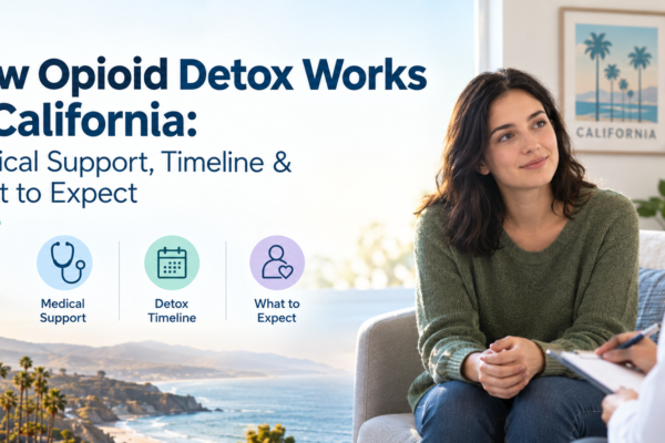 Opioid addiction treatment California by cove detox