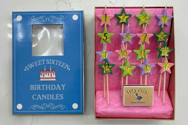 Custom 16 Wishes Candle Boxes