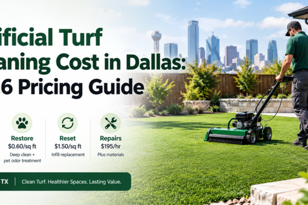 Dallas Artificial Turf Cleaning Cost Guide