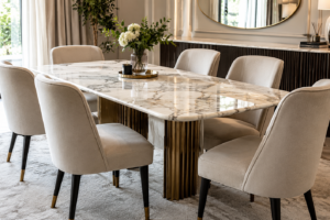 Marble Dining Tables and Chairs