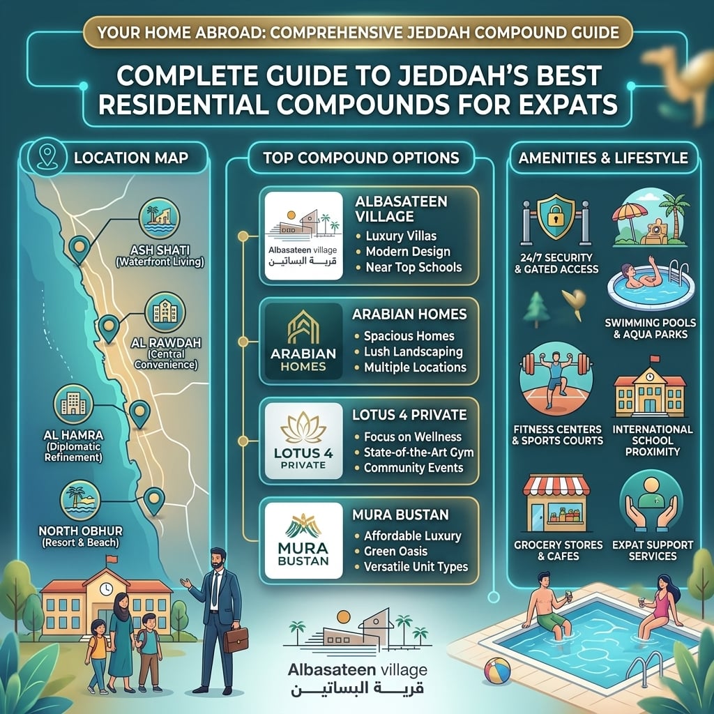 best residential compounds in jeddah