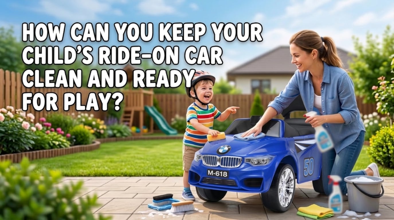 How Can You Keep Your Child’s Ride-On Car Clean and Ready for Play