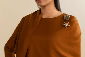 Solid dresses for women in a simple Pakistani style