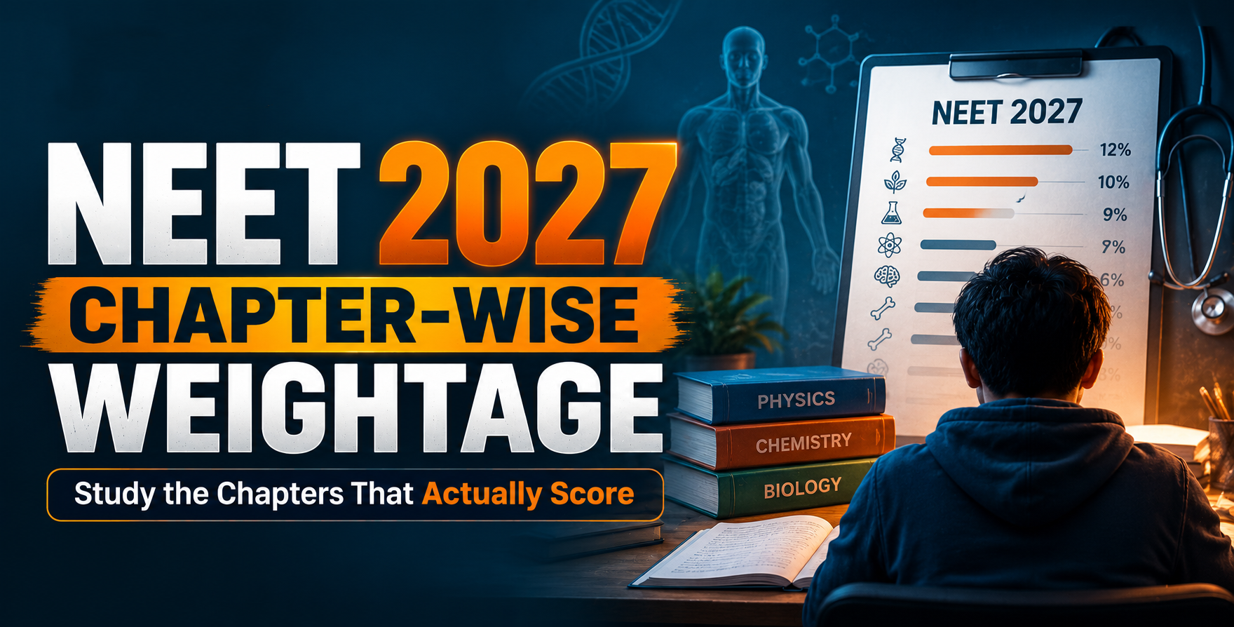 NEET 2027 Chapter-Wise Weightage: Study the Chapters That Actually Score