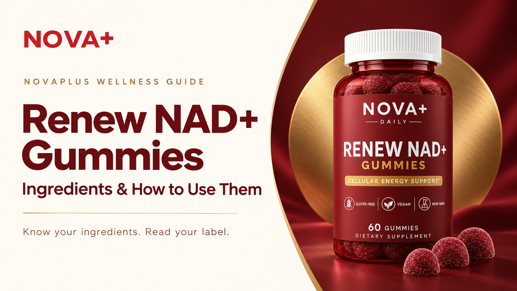 Novaplus Renew NAD+ Gummies Ingredients