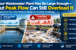 Peak wastewater flow