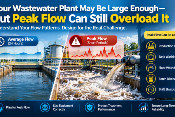 Peak wastewater flow