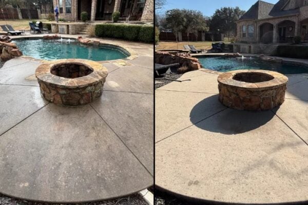 Pressure washing in Burleson
