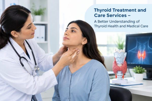Thyroid Treatment and Care Services for thyroid health assessment, diagnosis, and personalized medical care.
