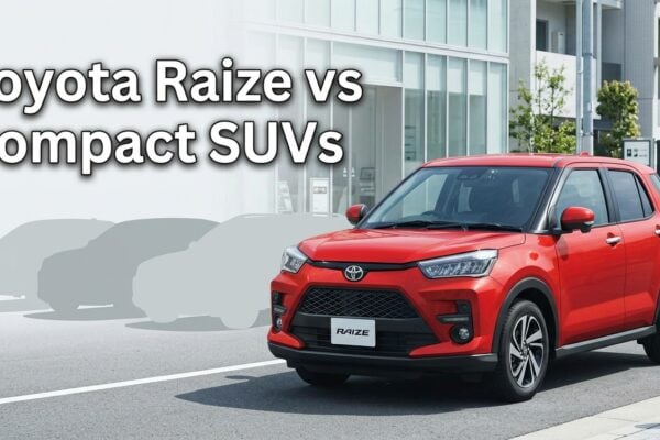 Toyota Raize compared with other compact SUVs in Pakistan