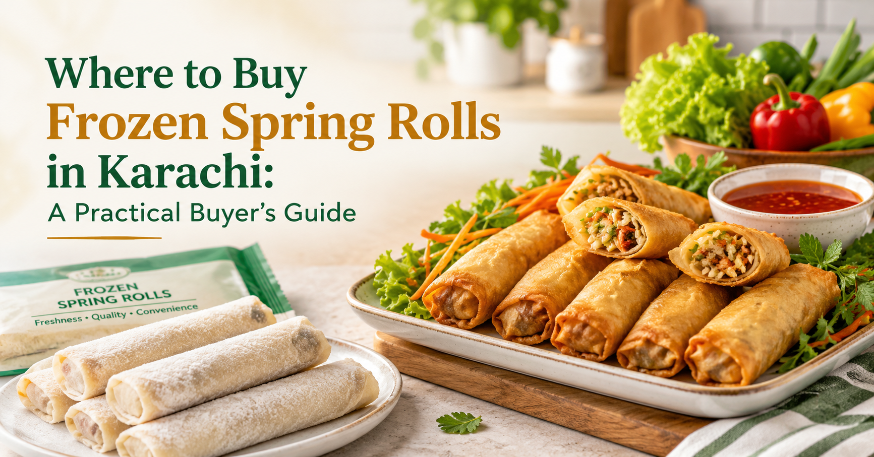 Where to Buy Frozen Spring Rolls in Karachi