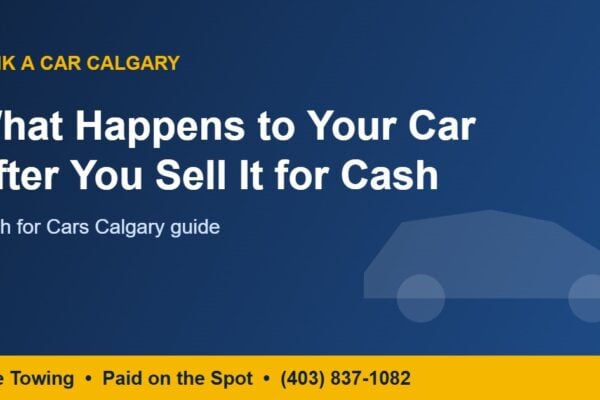 Cash for cars Calgary - what happens after you sell your car
