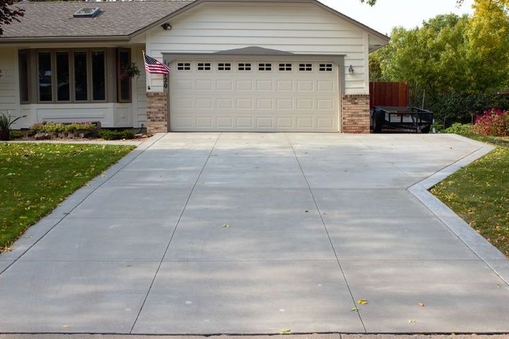 concrete driveway