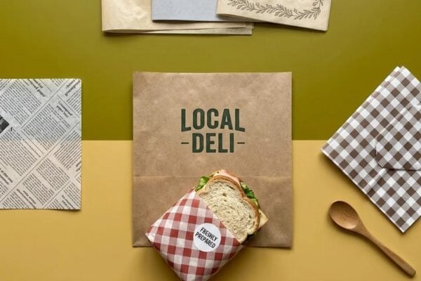 Custom deli paper with logo