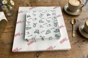 Custom greaseproof paper sheets