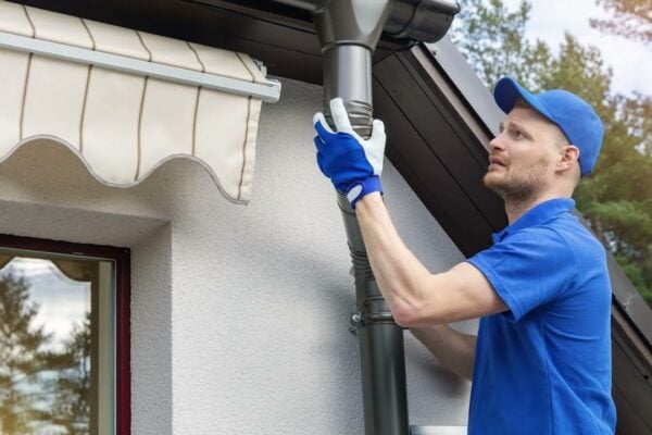 roof gutter installation