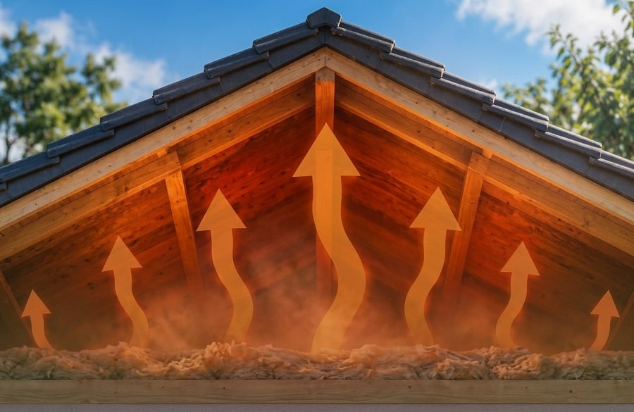 roof trapped heat