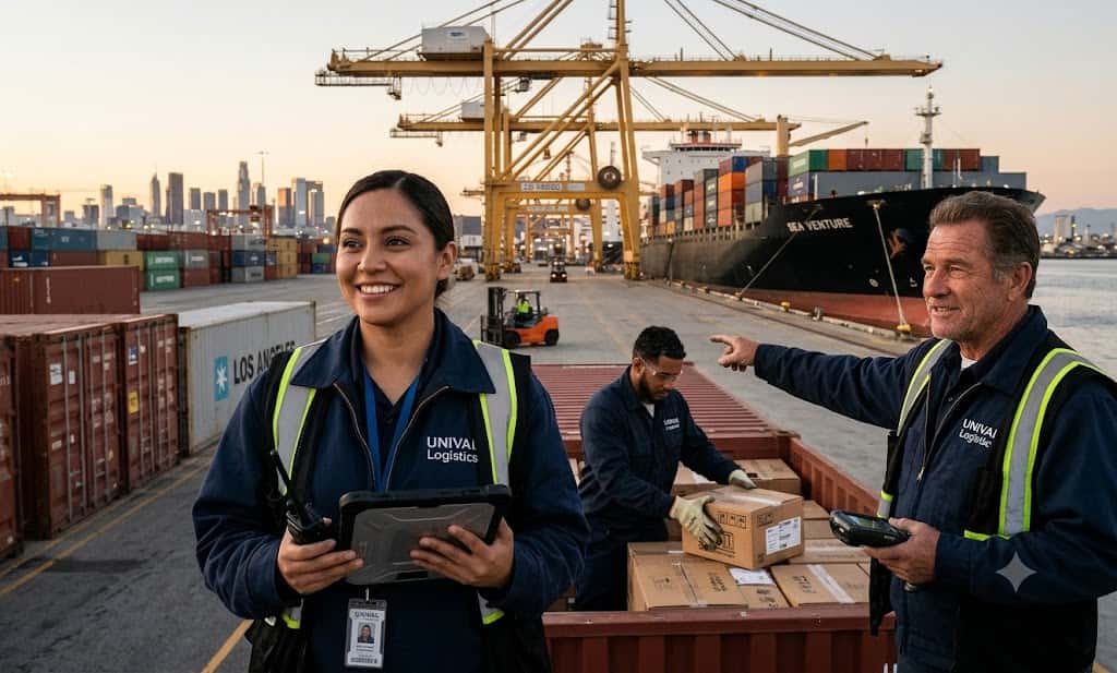 Secure silver shipping in Los Angeles with insured bullion transport and delivery planning by UNIVAL Logistics.
